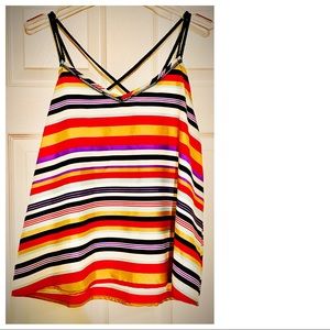 NWT Jessica Simpson Criss Cross Tank L